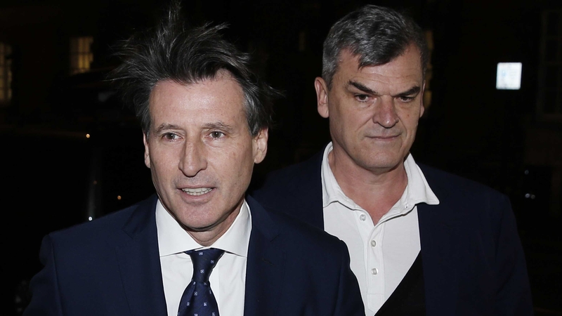 Seb Coe with his then chief-of-staff Nick Davies