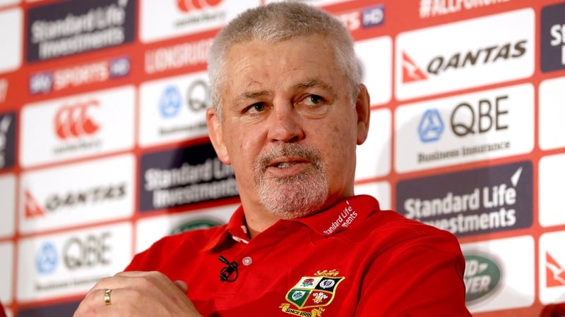 Lions coach Warren Gatland