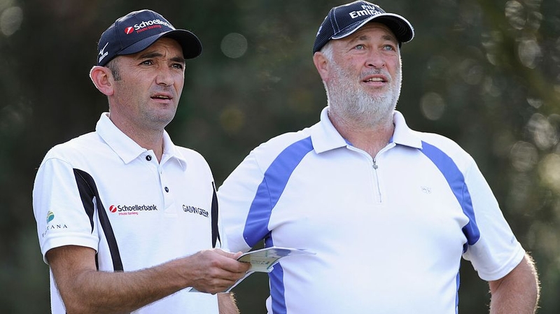 Max Zechmann (R) pictured with Markus Brier