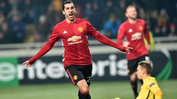 Mkhitaryan was on the scoresheet against Zorya Luhansk