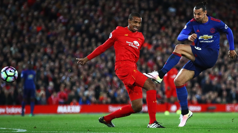 Joel Matip (L) has impressed this season