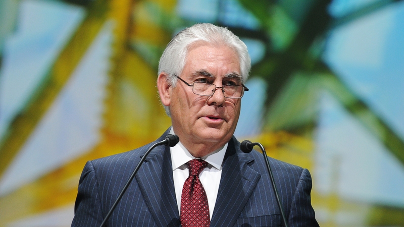 Rex Tillerson has a business relationship with Russian President Vladimir Putin
