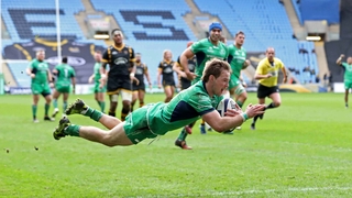 Kieran Marmion scores against Wasps