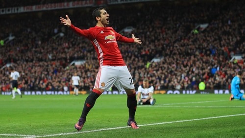 Mkhitaryan claimed the only goal of the game at Old Trafford