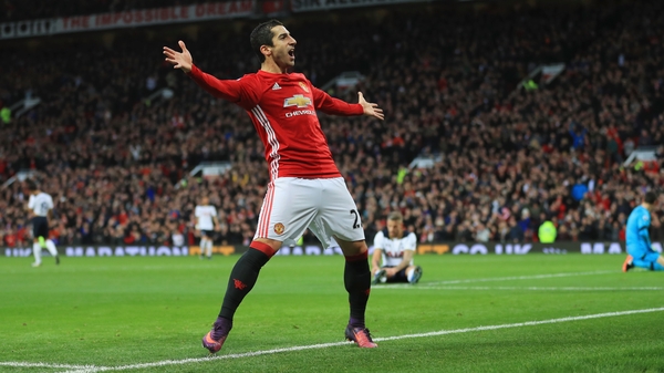 Mkhitaryan claimed the only goal of the game at Old Trafford