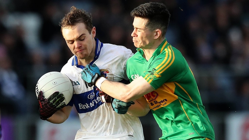 Gavin Burke (L) praised the impact of Diarmuid Connolly