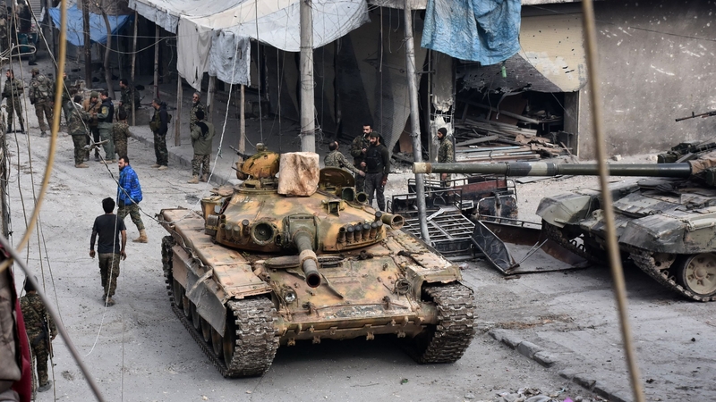 Fórsaí na Siria in Aleppo