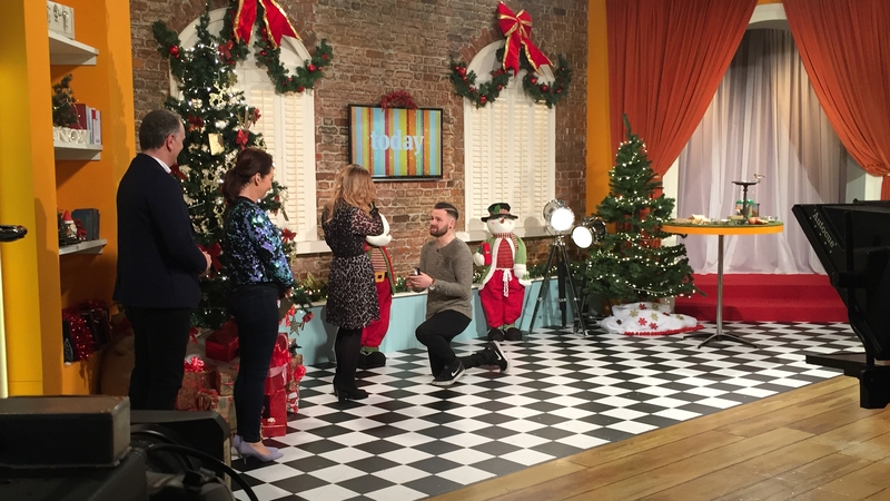 Ian sent his partner Sarah Jane into shock after live TV proposal