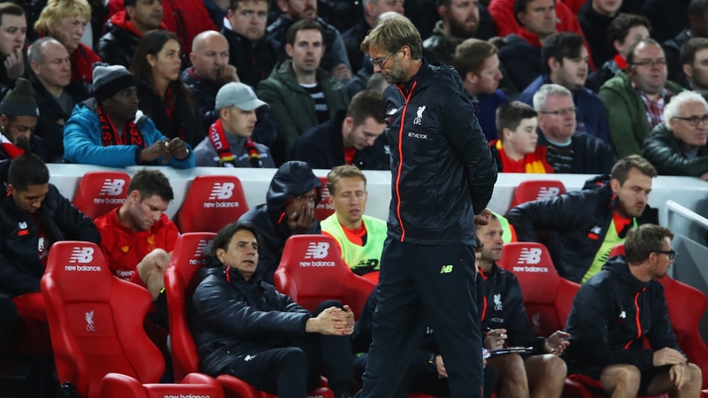 Jurgen Klopp's squad drew two league matches and exited both domestic cups in January