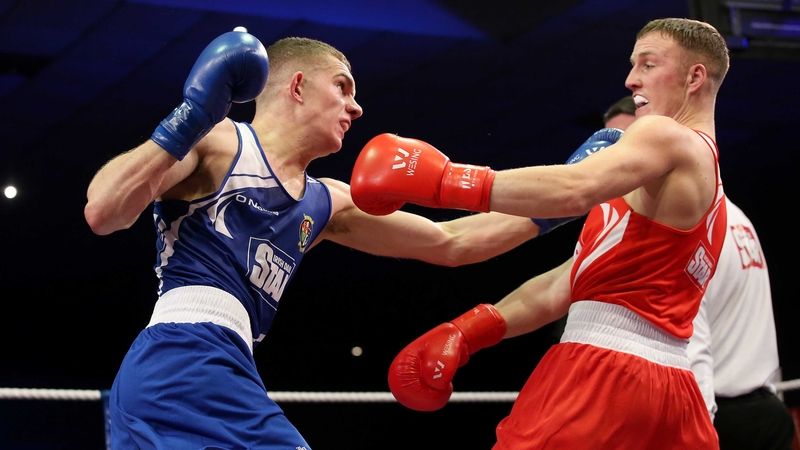 Conor Wallace (blue) will miss the Elite international with England