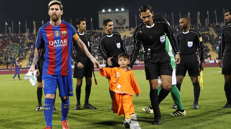 Leo Messi and Murtaza Ahmadi