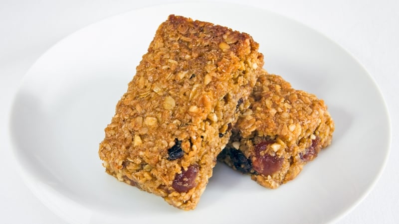 Healthy homemade flapjacks