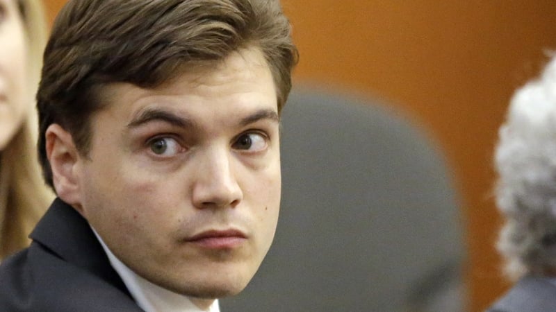 Hirsch at his sentencing in August 2015 - "I'm still just so sorry for what happened and still just shocked even that it happened"