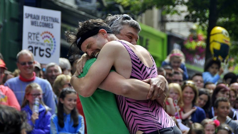 The mighty Lords Of Strut get close and personal with their audience at Waterford Spraoi - with a little help from RTÉ Supporting the Arts