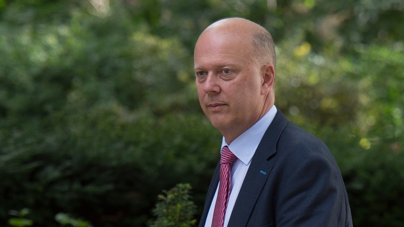 A spokesperson for Chris Grayling said it was 'an unfortunate accident'