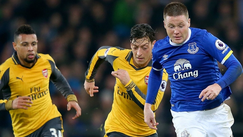 James McCarthy (R) was excellent against Arsenal midweek