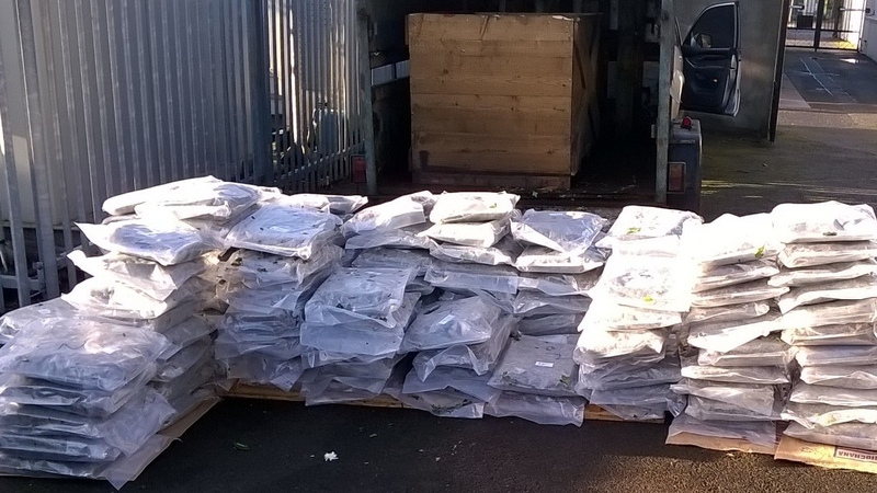 Gardaí believe the drugs were being moved by a north Dublin criminal gang for the Dublin market