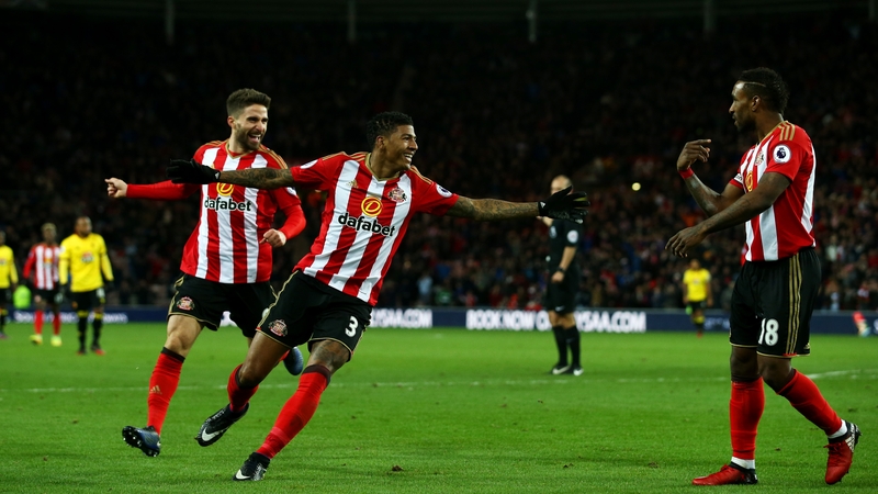 Patrick van Aanholt celebrates the game's only goal
