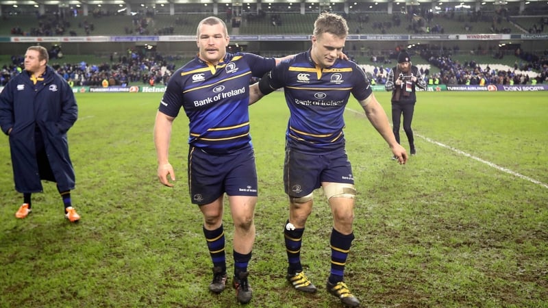 Jack McGrath and Josh Van der Flier celebrate afterwards
