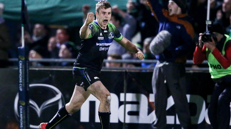 Carty celebrates his match-winning penalty