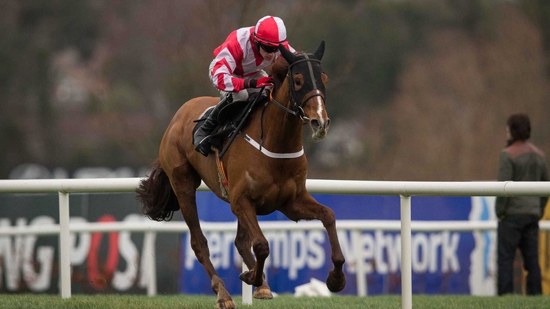 Acapella Bourgeois winning the Maiden Hurdle at Leopardstown last year
