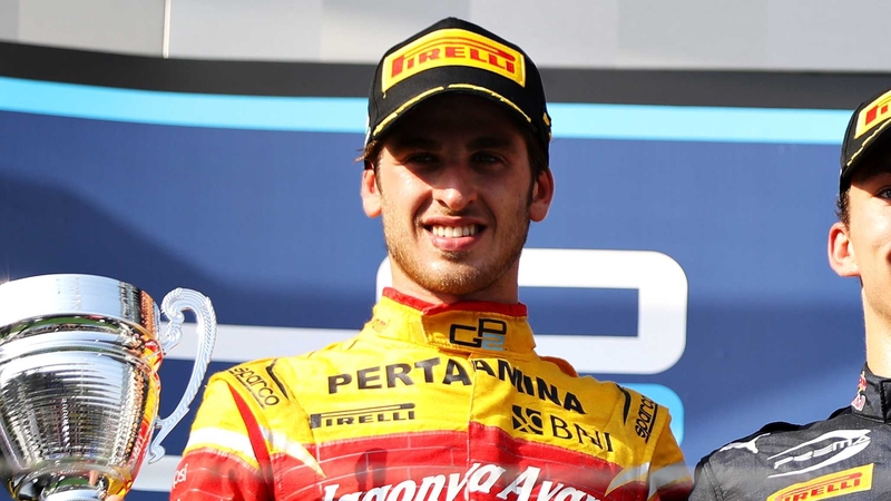Antonio Giovinazzi is backup to Sebastian Vettel and Kimi Raikkonen