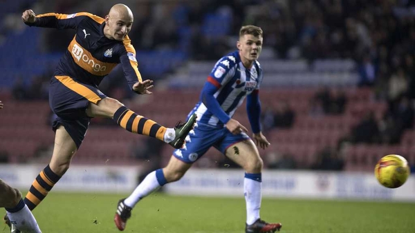 Jonjo Shelvey (L) had denied an FA charge of "using abusive and/or insulting words towards an opponent"