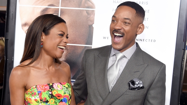Collateral Beauty co-stars Naomie Harris and Will Smith