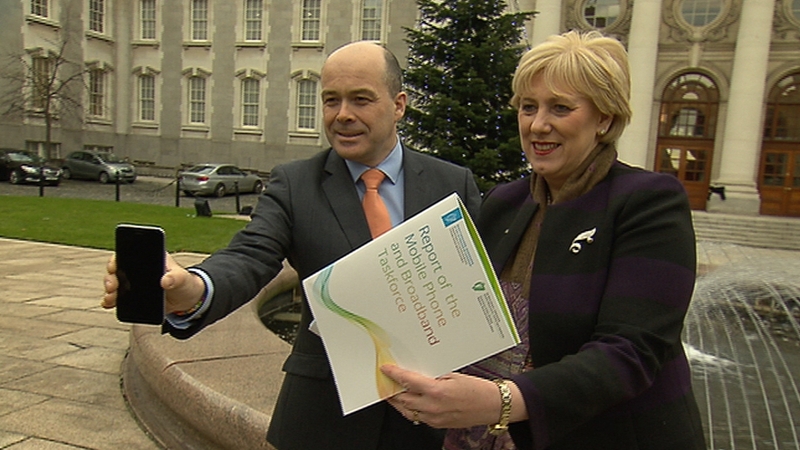 The final report of the Mobile Phone and Broadband Taskforce was presented to Cabinet by Ministers Denis Naughten and Heather Humphreys