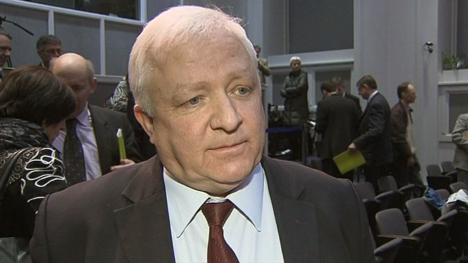 An scoláire aitheanta Peadar Ó Flatharta tar éis bháis