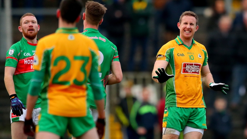 Gary Sice in action for Corofin in the 2016 Connacht final win over St Brigid's