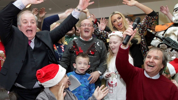 Irish celebs bring Christmas cheer to Crumlin Hospital