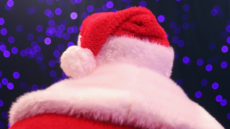 It is believed that Santa will be accompanied by a team of nine reindeer and a large flying sleigh