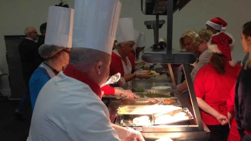 Thousands of meals were served or delivered to those in need