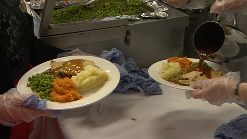 Christmas dinner in the RDS has been a feature of Christmas Day in Dublin since 1924