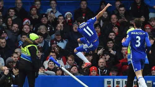 Chelsea's Spanish midfielder Pedro