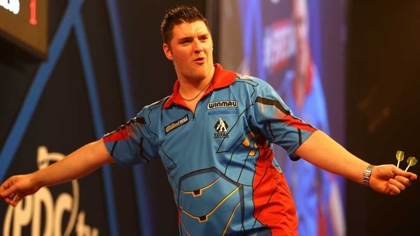 Daryl Gurney: 'I was lucky to get through at the end.'