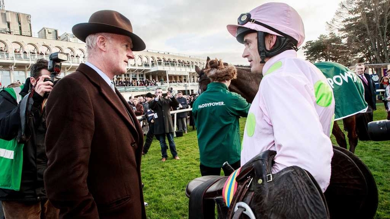Willie Mullins (L) and Ruby Walsh have been in terrific form at Leopardstown