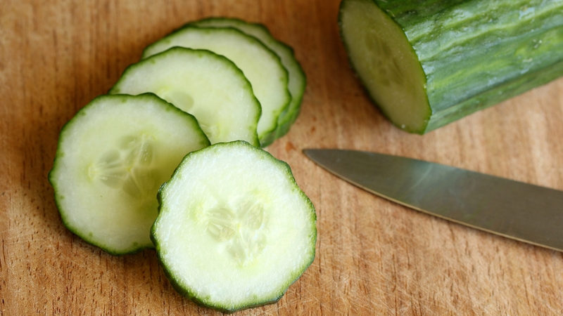 The cost of a cucumber in the UK was up 52% in the 12 months to March, new ONS figures show today