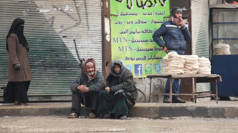 Idlib, on the Turkish border has seen an massive influx of people fleeing the conflict