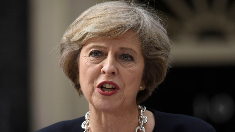 Theresa May said the UK is positioned to seize 'great opportunities' ahead