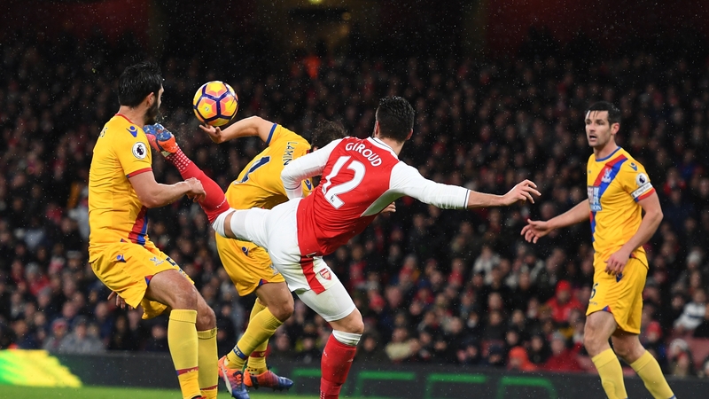 Olivier Giroud scored a wonder goal for Arsenal