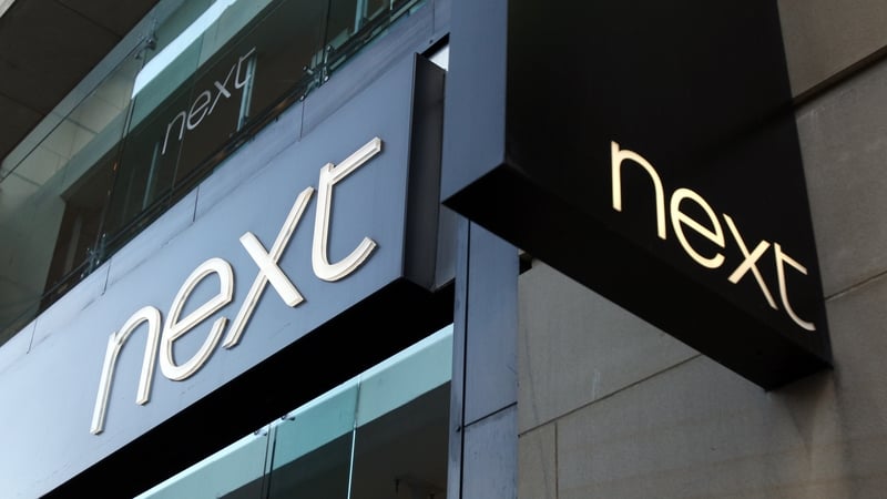 Next said that its third quarter online sales rose 40%, while store sales were down 6.1%