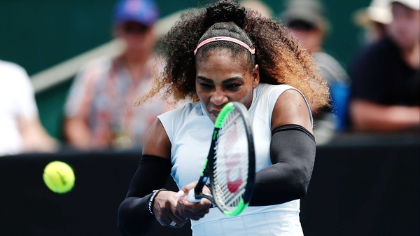 Serena Williams admitted to being rusty after her first-round win over Pauline Parmentier
