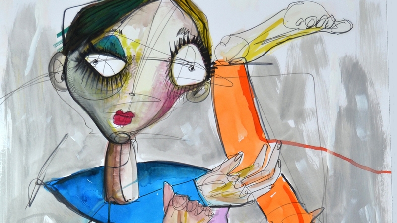 A detail from All Arms And Legs by Emma Sheridan, taken from the online exhibition of her work showing as part of this year's First Fortnight festival.