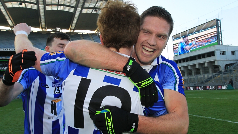 Keaney celebrates the All-Ireland club victory over Castlebar