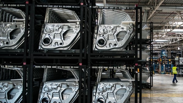 Prices at factory gates in the euro zone rose 2.3% month-on-month for a 12.1% year-on-year surge