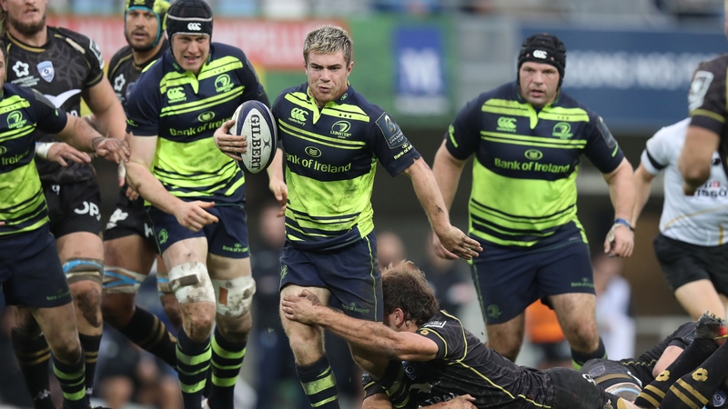 Luke McGrath in action during Leinster's defeat in Montpellier last October