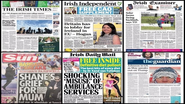 The Irish Daily Mirror reports on the weather conditions which have resulted in the death of 20 people across Europe.
