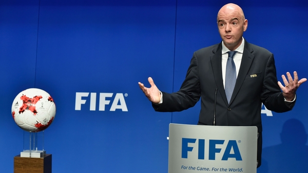 FIFA president Gianni Infantino